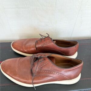 Johnston & Murphy Men's Brown Leather Shoes Size 14